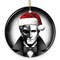 Enigmatic Phantom of the Opera with Santa Hat Ornament, Captivating Halloween Tree Keepsake Christmas Decor